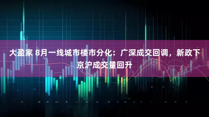 大盈家 8月一线城市楼市分化：广深成交回调，新政下京沪成交量回升
